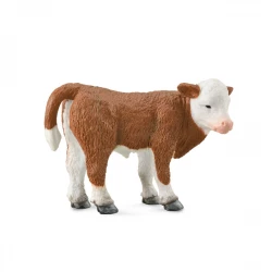 CollectA Hereford Calf Standing Realistic Toy Figure 3+ Years