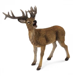 CollectA Red Deer Stag Figurine Realistic Animal Model for Kids and Collectors W 6.50cm x H 10.50cm x L 10.00cm
