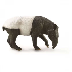 CollectA Malayan Tapir Figurine Realistic Asian Wildlife Model for Kids and Collectors