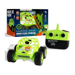 Sharper Image Orbit Tumbler RC Toy: Glow in the Dark, 2.4GHz Remote Control, Multi-Directional Stunts, Durable Design, Perfect for Kids Ages 8+, Indoor/Outdoor Play