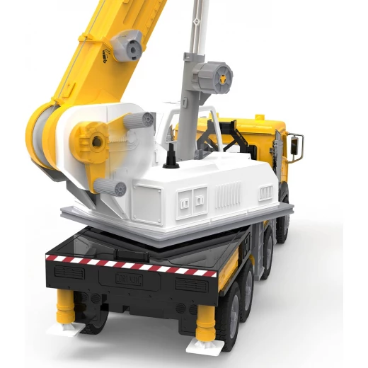 Driven by Battat Jumbo Crane Truck Toy, Extendable Arm, Lights and Sounds, 27 Inch - Driven - Image 2