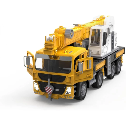 Driven by Battat Jumbo Crane Truck Toy, Extendable Arm, Lights and Sounds, 27 Inch - Driven - Image 5