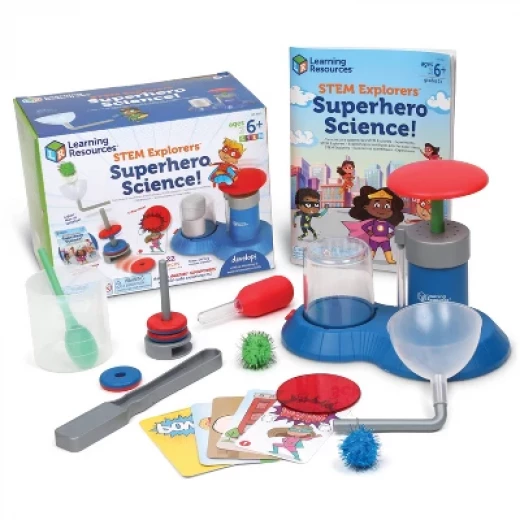Learning Resources STEM Explorers Superhero Science Kit for Kids Ages 8 and Up Develops STEM Skills Learning Resources STEM Explorers Superhero Science Kit for Kids Ages 8 and Up Develops STEM Skills
