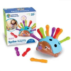 Learning Resources Spike the Fine Motor Hedgehog Stacking Toys and Sorting Set 14 Pieces