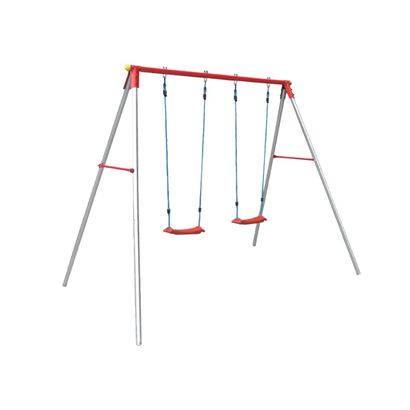 Garlando Candy 2 Plus Double Swing Set, Durable Outdoor Playground Equipment