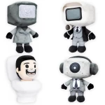 Skibidi Toilet Mystery Plush 11 Inch Collectible Figure, Officially Licensed Bonkers Toys