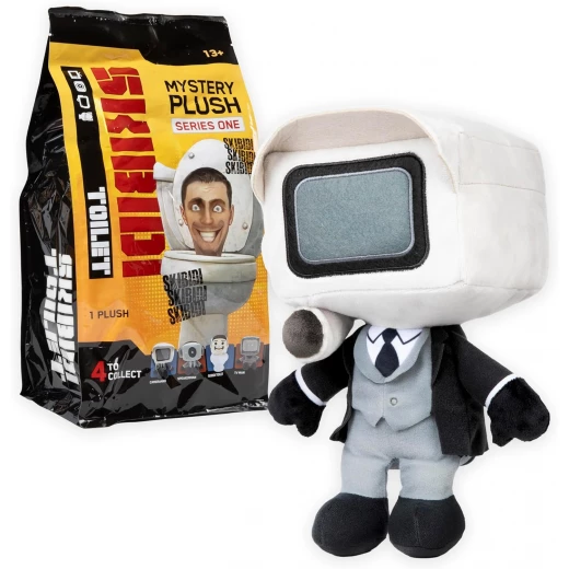 Skibidi Toilet Mystery Plush 11 Inch Collectible Figure, Officially Licensed Bonkers Toys - Image 8