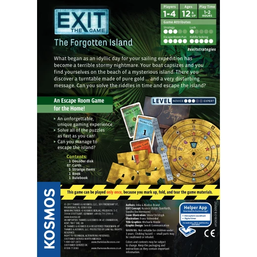 لعبة EXIT: لعبة جزيرة منسية لعبة ألغاز غرفة الهروب للعائلات بعمر 12+ - Image 3