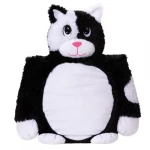 لعبة قطيفة ليتل بيج هاجز ناعمة على شكل قطة، 33x65 سم، تصميم يعانق الكتف، راحة واسترخاء