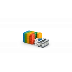 Geomag Magicube Shapes 128 Piece Magnetic Building Blocks Set for Toddlers