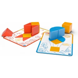 مجموعة مكعبات وبطاقات Geomag Magicube، 16 قطعة، مكعبات بناء مغناطيسية للأطفال الصغار