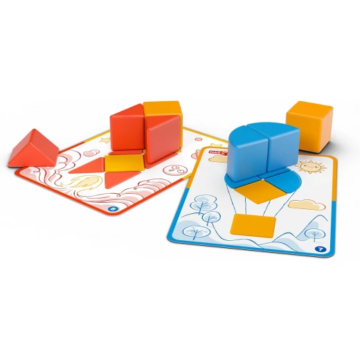 مجموعة مكعبات وبطاقات Geomag Magicube، 16 قطعة، مكعبات بناء مغناطيسية للأطفال الصغار مجموعة مكعبات وبطاقات Geomag Magicube، 16 قطعة، مكعبات بناء مغناطيسية للأطفال الصغار
