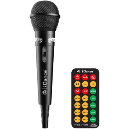 مكبر صوت iDance Groove 114 MK3 بلوتوث محمول مع كاريوكي، أسود/أبيض - Image 3