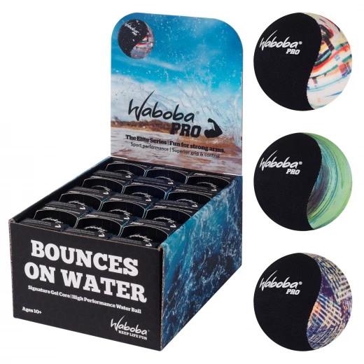 Waboba Pro Water Bouncing Ball High Performance Competition Ball for Lakes Oceans Pools Rivers and Giant Puddles Ages 8 Plus 56mm Diameter Random Colour Waboba Pro Water Bouncing Ball High Performance Competition Ball for Lakes Oceans Pools Rivers and Giant Puddles Ages 8 Plus 56mm Diameter Random Colour