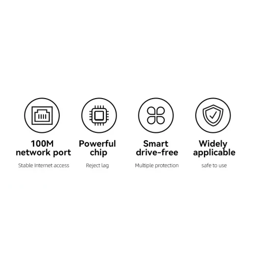 محول يسيدو HB26 ثنائي الاستخدام من USB وType-C إلى RJ45، محول شبكة سلكية للأجهزة المتوافقة، تصميم عملي وسهل الاستخدام للاتصال بالإنترنت - يسيدو - Image 4