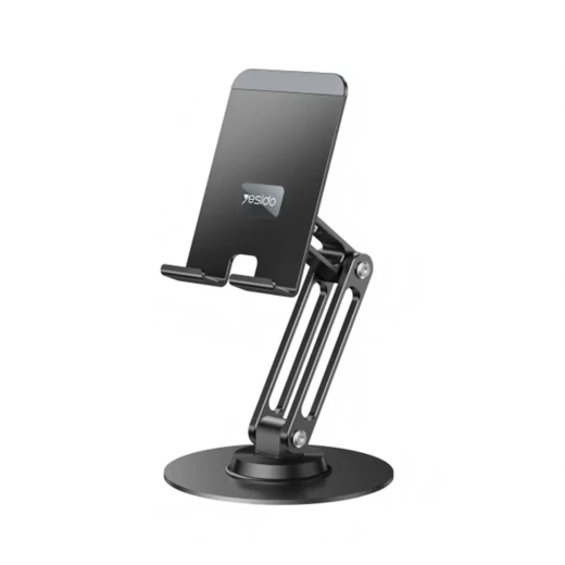 حامل مكتب يسيدو C300 للأجهزة من 4.7 إلى 7.2 بوصة، حامل هاتف وتابلت قابل للتعديل، تصميم عملي وثابت باللون الفضي، مناسب للمكتب والمنزل حامل مكتب يسيدو C300 للأجهزة من 4.7 إلى 7.2 بوصة، حامل هاتف وتابلت قابل للتعديل، تصميم عملي وثابت باللون الفضي، مناسب للمكتب والمنزل
