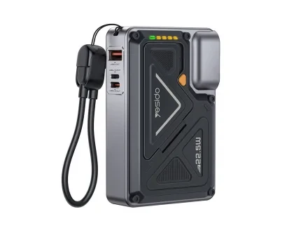 YESIDO YP89 Power Bank 10000mAh, 22.5W Fast Charging, Power Delivery PD and Qi Wireless Charging Support, Grey Portable Charger for Convenient Everyday Charging YESIDO YP89 Power Bank 10000mAh, 22.5W Fast Charging, Power Delivery PD and Qi Wireless Charging Support, Grey Portable Charger for Convenient Everyday Charging