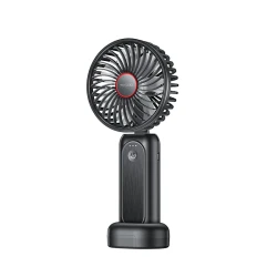 Yesido YF10 3 Stages Of Speed Portable Mini Fan with Big Battery Power Bank Function Black