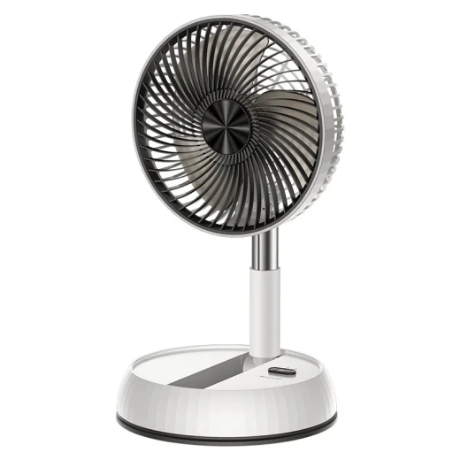 Yesido YF11 Three-speed Wind Big Battery Retractable Foldable Noisy Floor/Table Using Fan Black - Yesido - Image 2