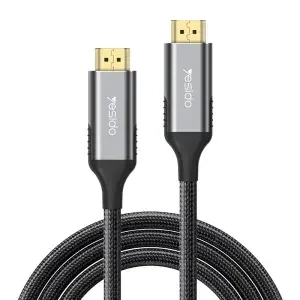 يسيدو HM11 كيبل تمديد 8K فائق الدقة 48 جيجابت في الثانية HDMI 2.1 1800 ملم خليط معدني من الألومنيوم PVC يسيدو HM11 كيبل تمديد 8K فائق الدقة 48 جيجابت في الثانية HDMI 2.1 1800 ملم خليط معدني من الألومنيوم PVC