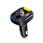 يسيدو Y45 شاحن سيارة ذكي بمنفذين USB بقوة 43 واط مشغل MP3 بخاصية FM متعدد الوظائف - يسيدو