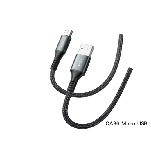 كابل بيانات USB 3.0 Micro من يسيدو CA36 بطول 1.2 متر، كابل شحن ونقل بيانات باللون الأسود، تصميم عملي للاستخدام مع الأجهزة المتوافقة كابل بيانات USB 3.0 Micro من يسيدو CA36 بطول 1.2 متر، كابل شحن ونقل بيانات باللون الأسود، تصميم عملي للاستخدام مع الأجهزة المتوافقة