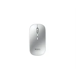 ماوس لاسلكي يسيدو KB15 Slim قابل لإعادة الشحن، اتصال 2.4 جيجاهرتز، تصميم نحيف وخفيف، باللون الفضي، فأرة عملية للكمبيوتر واللابتوب والاستخدام اليومي - يسيدو