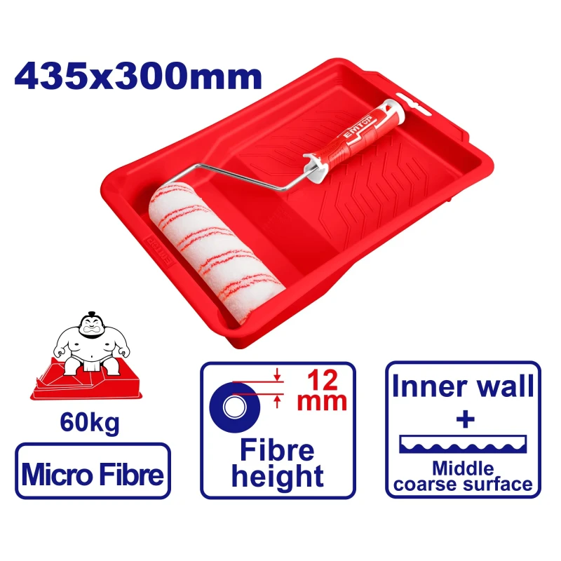 Emtop Painter Tray and Roller Set 230mm - Emtop