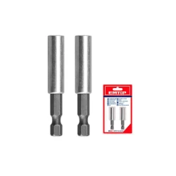 EMTOP ESBT10601 2-Piece Magnetic Bit Holder Set – Durable Magnetic Holders for Secure Bit Retention, Ideal for Screwdrivers, Drills, Assembly, Repair, Maintenance & Workshop Applications