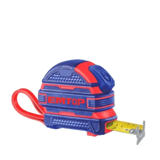 EMTOP 10m x 25mm Rubber Measuring Tape with Smooth Retraction & Durable Casing for Accurate Measurements (EMTP2025M) EMTOP 10m x 25mm Rubber Measuring Tape with Smooth Retraction & Durable Casing for Accurate Measurements (EMTP2025M)