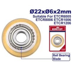 EMTOP ETCR6005B Heavy Duty Tungsten Carbide Blades for Large Tile Cutter