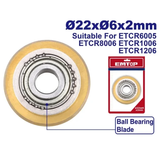 EMTOP ETCR6005B Heavy Duty Tungsten Carbide Blades for Large Tile Cutter EMTOP ETCR6005B Heavy Duty Tungsten Carbide Blades for Large Tile Cutter