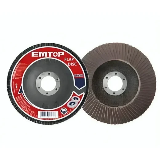 أقراص صنفرة للمعادن إيمتوب EFDS1155 مقاس 115 مم بدرجتي خشونة P40 وP80 – أقراص صنفرة متينة لإزالة الصدأ والدهان وتنعيم الأسطح المعدنية، مناسبة للجلاخات وأعمال الورش والصيانة والتصنيع أقراص صنفرة للمعادن إيمتوب EFDS1155 مقاس 115 مم بدرجتي خشونة P40 وP80 – أقراص صنفرة متينة لإزالة الصدأ والدهان وتنعيم الأسطح المعدنية، مناسبة للجلاخات وأعمال الورش والصيانة والتصنيع