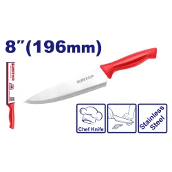 Emtop Top Value 8-Inch Stainless Steel Chef Knife with Durable Handle for Precision Slicing & Daily Kitchen Use (EMKK1181)