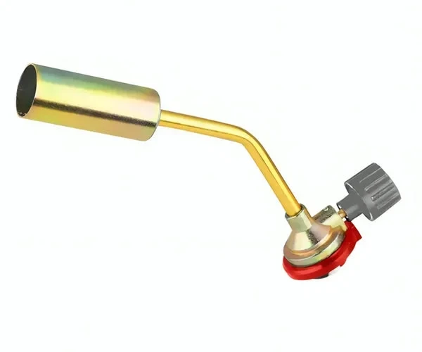 مشعل غاز سوبر EMTOP EMFG2602 بلهب قوي وحرارة عالية، تصميم مدمج ومتين بمقبض آمن للسباكة، اللحام، والأنشطة الخارجية - إيمتوب