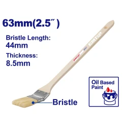 Emtop 63mm Curved Paint Brush for Synthetics 51x8.5mm Empe3325
