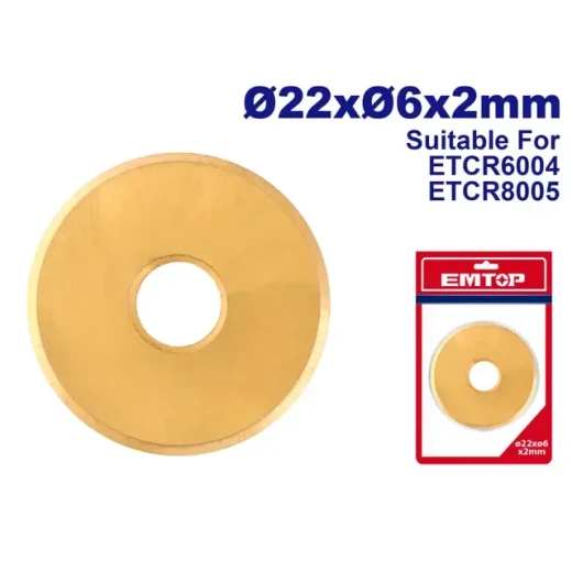 EMTOP ETCR6004B 22x6x2mm Tile Cutter Blade Replacement Heavy Duty Steel Construction with Precision Scoring Edge Fits Most Manual Tile Cutters Ideal for Professional Tilers and DIYers EMTOP ETCR6004B 22x6x2mm Tile Cutter Blade Replacement Heavy Duty Steel Construction with Precision Scoring Edge Fits Most Manual Tile Cutters Ideal for Professional Tilers and DIYers