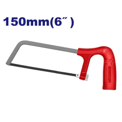 EMTOP Mini Hacksaw 150mm EHFE2105 with Ergonomic ABS Handle, Compact Design for Precision Cuts in Tight Spaces, Ideal for DIY & Mechanics