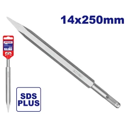 إزميل تكسير مدبب إيمتوب SDS بلس 14×250 مم ECHS112501 – أداة متينة للحفر والتكسير في الخرسانة وأعمال البناء والهدم والصيانة