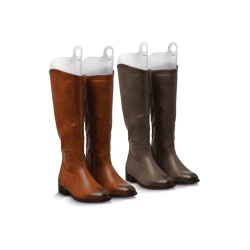 مشكل ومثبت الأحذية والطويلة دوموباك ليفينغ 4 قطع من البولي بروبيلين المتين لحفظ البوت مستقيماً وخالياً من التجاعيد لزوجين من الأحذية