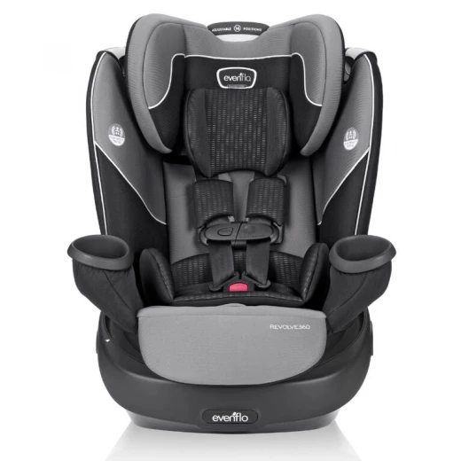 مقعد سيارة Evenflo Revolve360 الكل في واحد - رمادي أمهرست مقعد سيارة Evenflo Revolve360 الكل في واحد - رمادي أمهرست