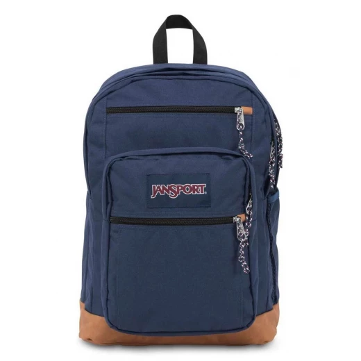 Jansport Cool Student Backpack Navy Polyester 34L 15 Inch Laptop Pocket Jansport Cool Student Backpack Navy Polyester 34L 15 Inch Laptop Pocket