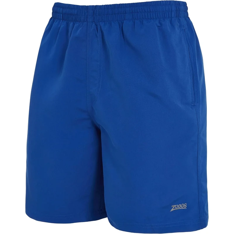 Zoggs Men's Penrith Swim Shorts - Comfortable & Chlorine Resistant Swimming Trunks in Speed Blue, Size M - Zoggs