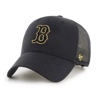 47 Brand Boston Red Sox Branson Metallic Mesh MVP Cap Black Adjustable One Size Fits Adults