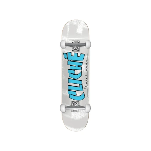 CLICHé Banco Blue White 8" Complete Skateboard CLICHé Banco Blue White 8" Complete Skateboard