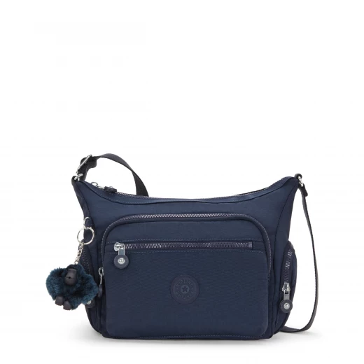 Kipling Gabbie S Crossbody Bag, Small Lightweight Shoulder Purse for Women, Blue Bleu 2, 100% Polyamide, 7L Capacity, 29 x 16.5 x 22 cm Kipling Gabbie S Crossbody Bag, Small Lightweight Shoulder Purse for Women, Blue Bleu 2, 100% Polyamide, 7L Capacity, 29 x 16.5 x 22 cm