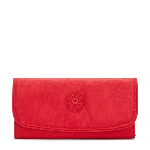 Kipling Money Land Wallet, Red Rouge, Spacious RFID Ladies Wallet with Spacious, Stylish, and Secure for Everyday Use 10 x 3 x 18.5 cm Kipling Money Land Wallet, Red Rouge, Spacious RFID Ladies Wallet with Spacious, Stylish, and Secure for Everyday Use 10 x 3 x 18.5 cm