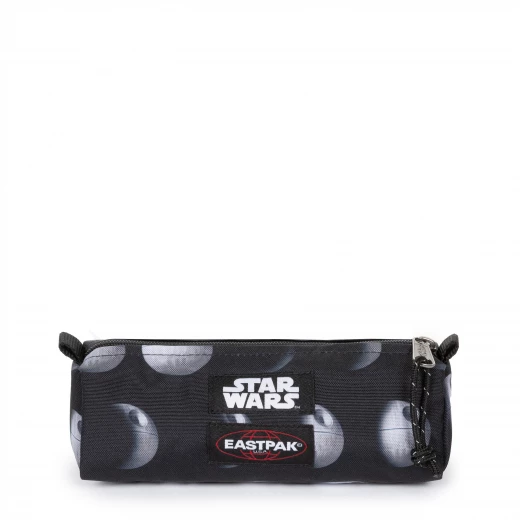 Eastpak Benchmark Single Pencil Case ,Star Wars Death Star Black Compact 100% Polyester Zip Pouch for Stationery – 20.5 × 7.5 × 6 cm Eastpak Benchmark Single Pencil Case ,Star Wars Death Star Black Compact 100% Polyester Zip Pouch for Stationery – 20.5 × 7.5 × 6 cm