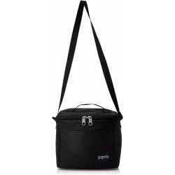 Jansport Super Snack Insulated Lunch Bag, Black, 9 Liter