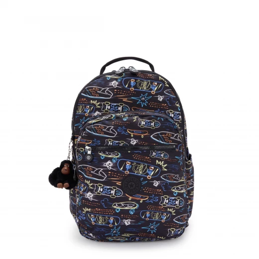 حقيبة ظهر Kipling Seoul Lap Neon Skate مع مقصورة للكمبيوتر المحمول حقيبة ظهر Kipling Seoul Lap Neon Skate مع مقصورة للكمبيوتر المحمول